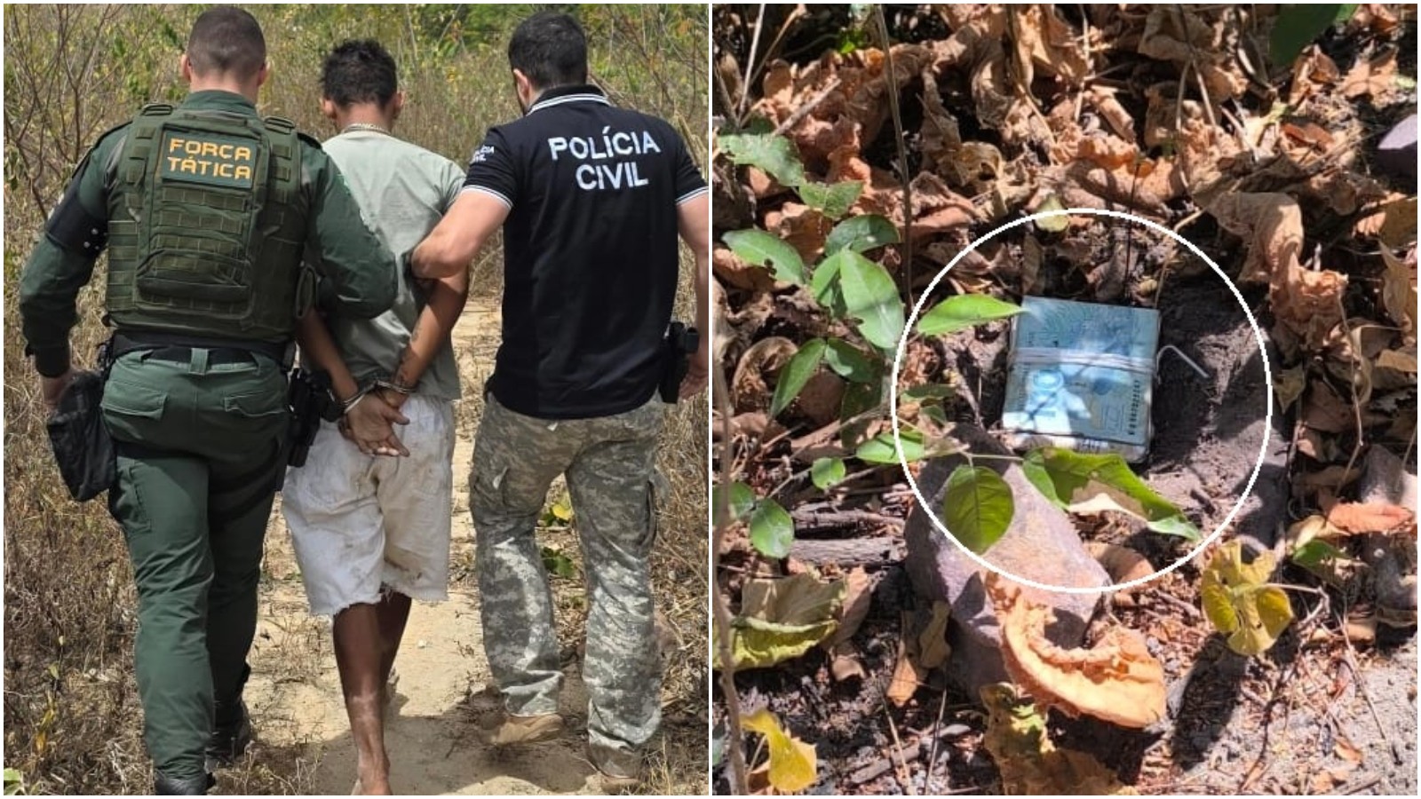 Dupla é capturada pela polícia por suspeita de matar idoso de 90 anos durante assalto no interior do Ceará