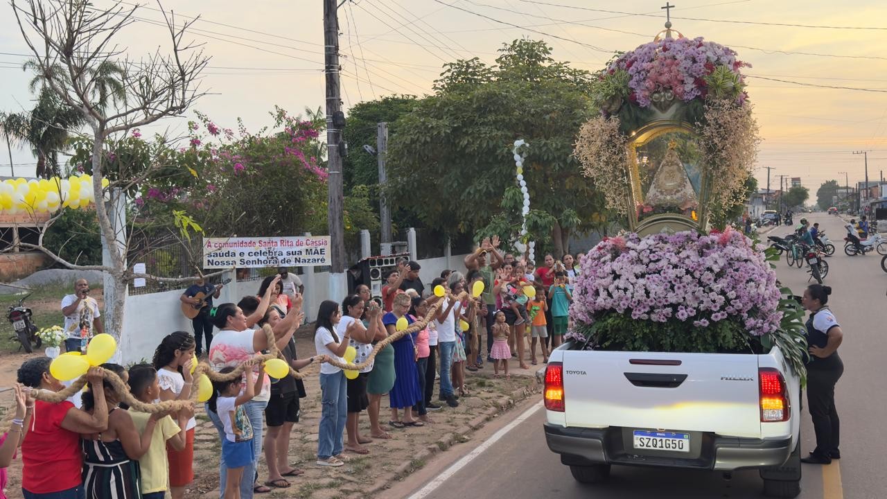 Círio 2026: Imagem de Nossa Senhora de Nazaré visita Tomé Açu e São João de Pirabas no PA; veja programação